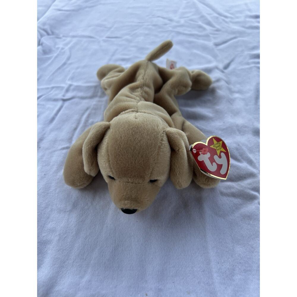 Beanie Baby Fetch The Dog 1997 Several Tag Errors Ty Collectible Plush Toy